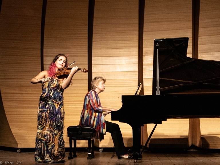 UI based Avita Duo (Katya Moeller on violin and Ksenia Nosikova on piano) perform at the Making Connections Piano Festival in Brazil.