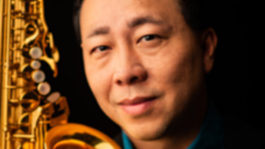 School of Music Faculty Member, Kenneth Tse, and saxophone