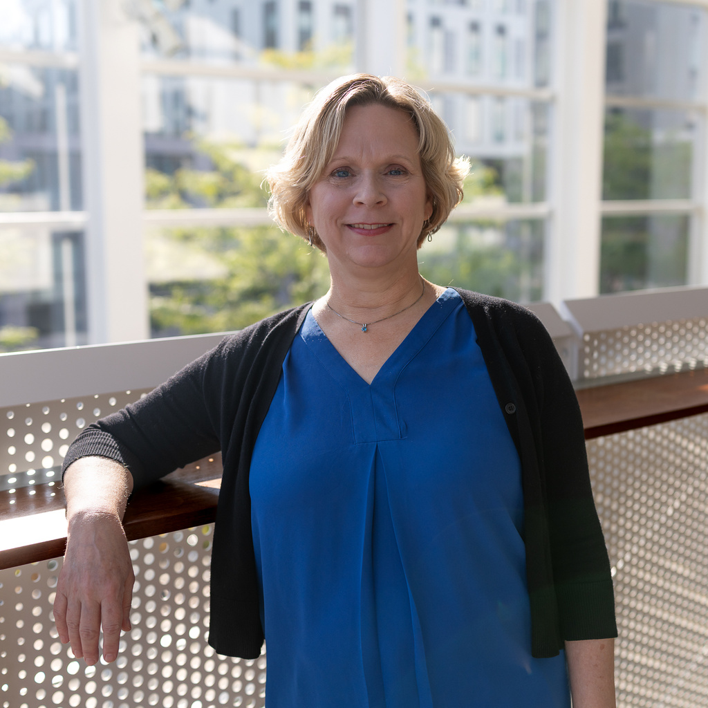 Melanie Sigafoose in Voxman Music Building