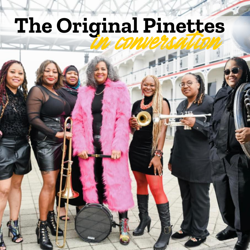 The Original Pinettes Brass Band - in conversation promotional image