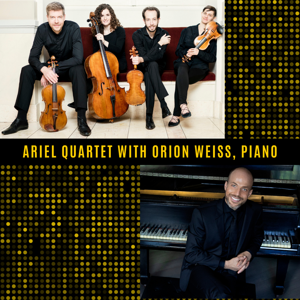 Ariel Quartet with Orion Weiss, piano promotional image