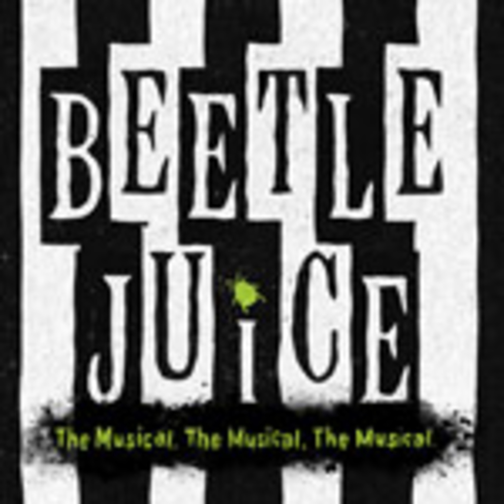 Beetlejuice. The Musical. The Musical. The Musical. promotional image