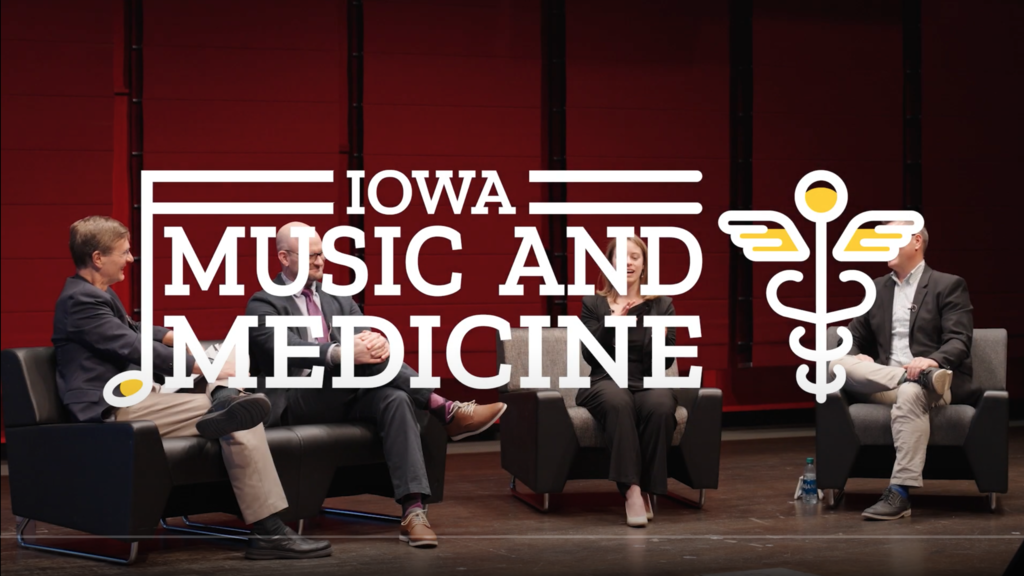 Iowa Music and Medicine podcast, a collaboration between the School of Music and Carver College of Medicine